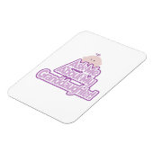 Baby Meisje Vraag naar mijn kleindochter Gifts Magneet (Linkerzijde)