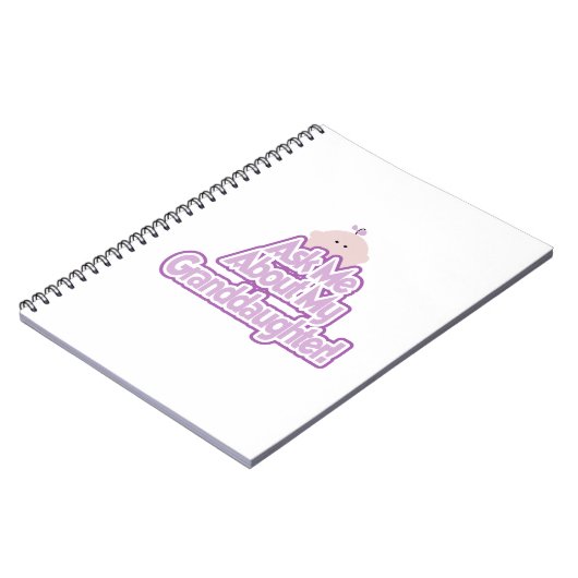 Baby Meisje Vraag naar mijn kleindochter Gifts Notitieboek (Linkerzijde)