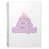 Baby Meisje Vraag naar mijn kleindochter Gifts Notitieboek (Voorkant)