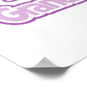 Baby Meisje Vraag naar mijn kleindochter Gifts Poster (Hoek)