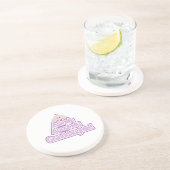 Baby Meisje Vraag naar mijn kleindochter Gifts Zandsteen Onderzetter (Zijkant)