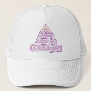Baby Meisje Vraag over mijn kleindochter Tshirts Trucker Pet