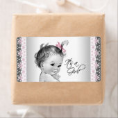  Baby Meisje Waterfles Labels (Insitu)