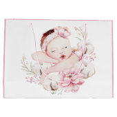 Baby Meisje Waterverf Groot Cadeauzakje (Achterkant)