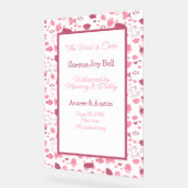 Baby Meisje Welkomstbord Acryl Bord (Hoek)