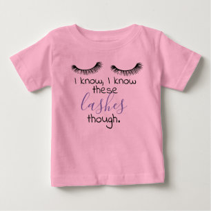 Baby meisje wimpers