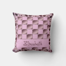 Baby Meisje Zijdeachtig Roze Plaid Pastel Girly