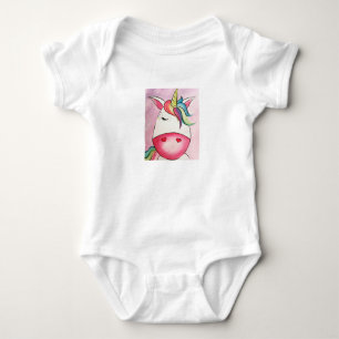 Baby Meisjes Body - Meerkleurige Eenhoorn Romper