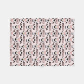 Baby meisjes Landkoeiendeken Fleece Deken (Voorkant (Horizontaal))
