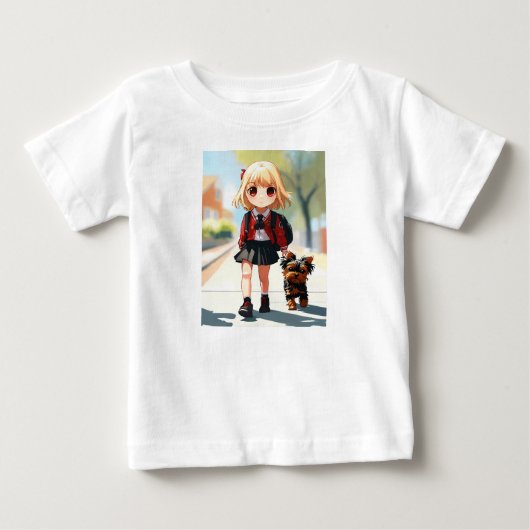 Baby Meisjes T-Shirt (Voorkant)