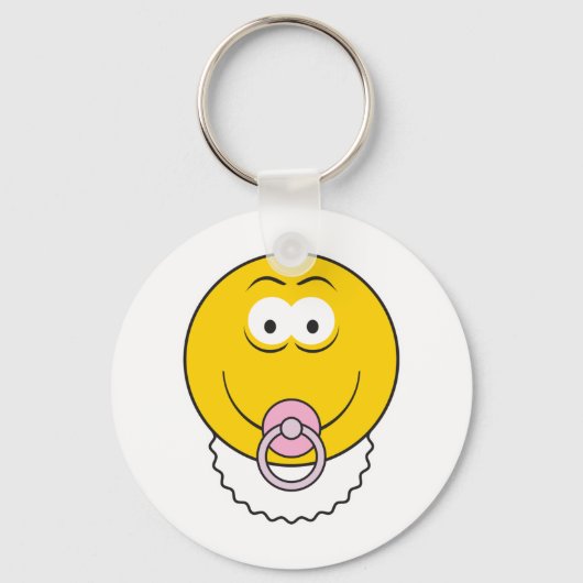 Baby Meisjesgezicht Sleutelhanger (Voorkant)