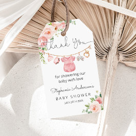 Baby Meisjeskleren Baby Shower Favor Tags Cadeaulabel