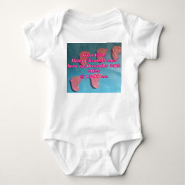 Baby meisjesnaam en aankomst Bodysuit