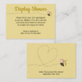 Baby meislepkaart informatiekaartje (Voorkant / Achterkant)