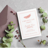 Baby Memorial Forever in ons hart | Roze doether Aankondiging