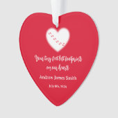 Baby Memorial Ornament van valentijns (voorkant)