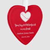 Baby Memorial Ornament van valentijns (voorkant)