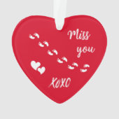 Baby Memorial Ornament van valentijns (achterkant)