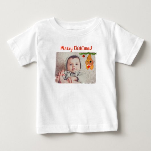 Baby Merry Cristmas Shirt (Voorkant)