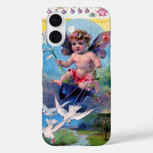 BABY MET DOVES ANTIEK FLORAL Case-Mate iPhone CASE (Achterkant)