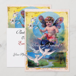 BABY MET DOVES KAART