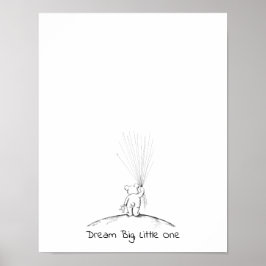 Baby met duimdruk Gastenboek Poster