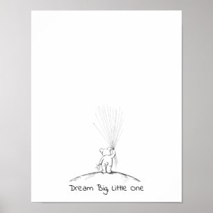 Baby met duimdruk Gastenboek Poster