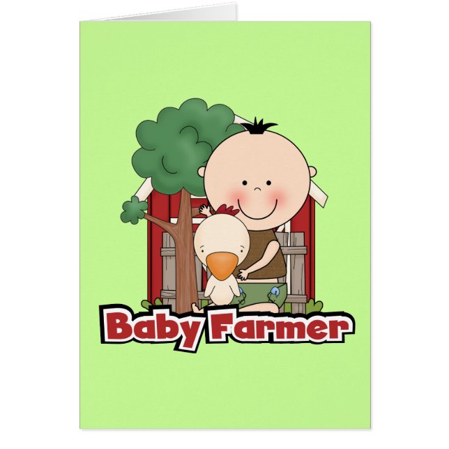 Baby met eendenstokjes en cadeaus (Voorkant)