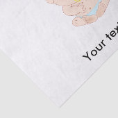 Baby met fopspeen cartoon tissuepapier (Detail)