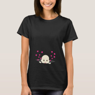 Baby met hart kraambed t-shirt