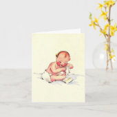  Baby met Kaart (Gele Bloem)