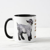 Baby met neus in de lucht mok (Links)