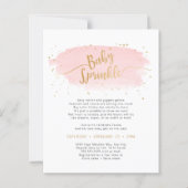 Baby met roze goudWaterverf (Voorkant)