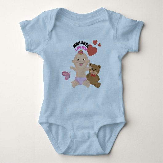 BABY MET TEDDY ROMPER (Voorkant)
