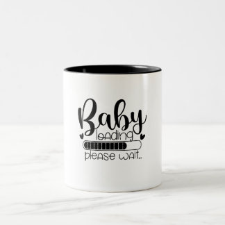 Baby met tweetone koffiebehuizing Mok