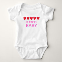 Baby met vijf hartjes
