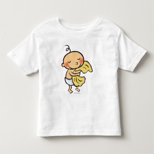 Baby met zachte gele tas kinder shirts (Voorkant)