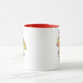 Baby met zachte gele tas mok (Midden)