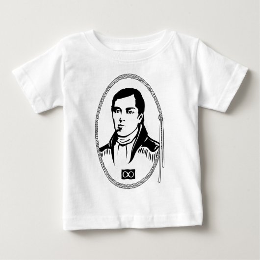 Baby Metis Shirt Cuthbert Grant Baby Shirten (Voorkant)