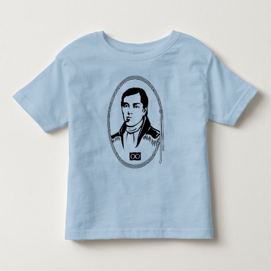Baby Metis Shirt Cuthbert Grant Metis T-shirts (Voorkant)