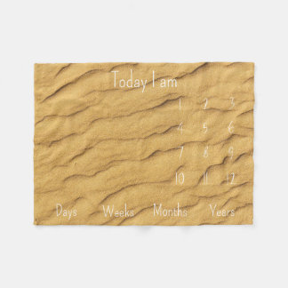 Baby Mijlpaal Fleece Deken