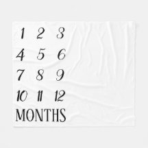 Baby Mijlsteen Blanket