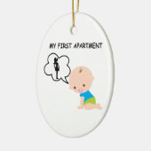 Baby Mijn eerste appartement Keramisch Ornament (Links)