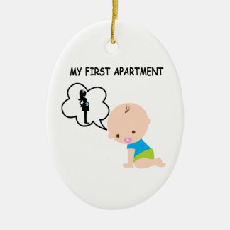 Baby Mijn eerste appartement Keramisch Ornament