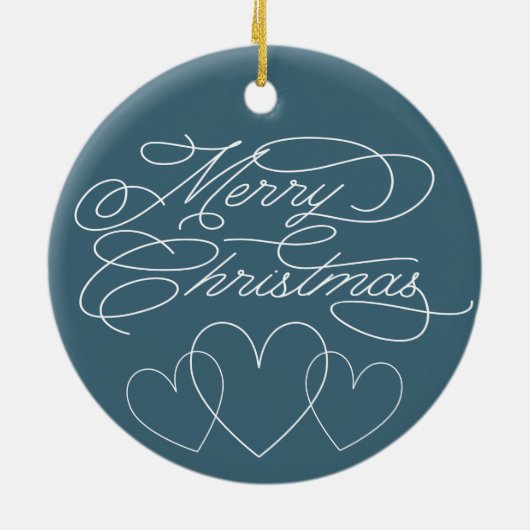 Baby Mijn Eerste Kerstmis Aangepaste Tekst Foto El Keramisch Ornament (Achterkant)