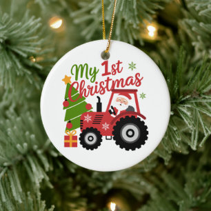 Baby Mijn Eerste Kerstmis Xmas Peuter Sinterklaas Keramisch Ornament