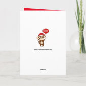 Baby: mijn eerste nieuw jaar - feestdagen kaart (Achterkant)