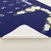 Baby Milestone Blanket Personeelsneutraal cadeau Sherpa Deken (3/4)