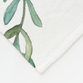 Baby milestone Blanket Wreath and Birch Trees Fleece Deken (Hoek)