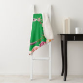 Baby Milestone Gepersonaliseerde Naam Douche Meisj Sherpa Deken (In situ)